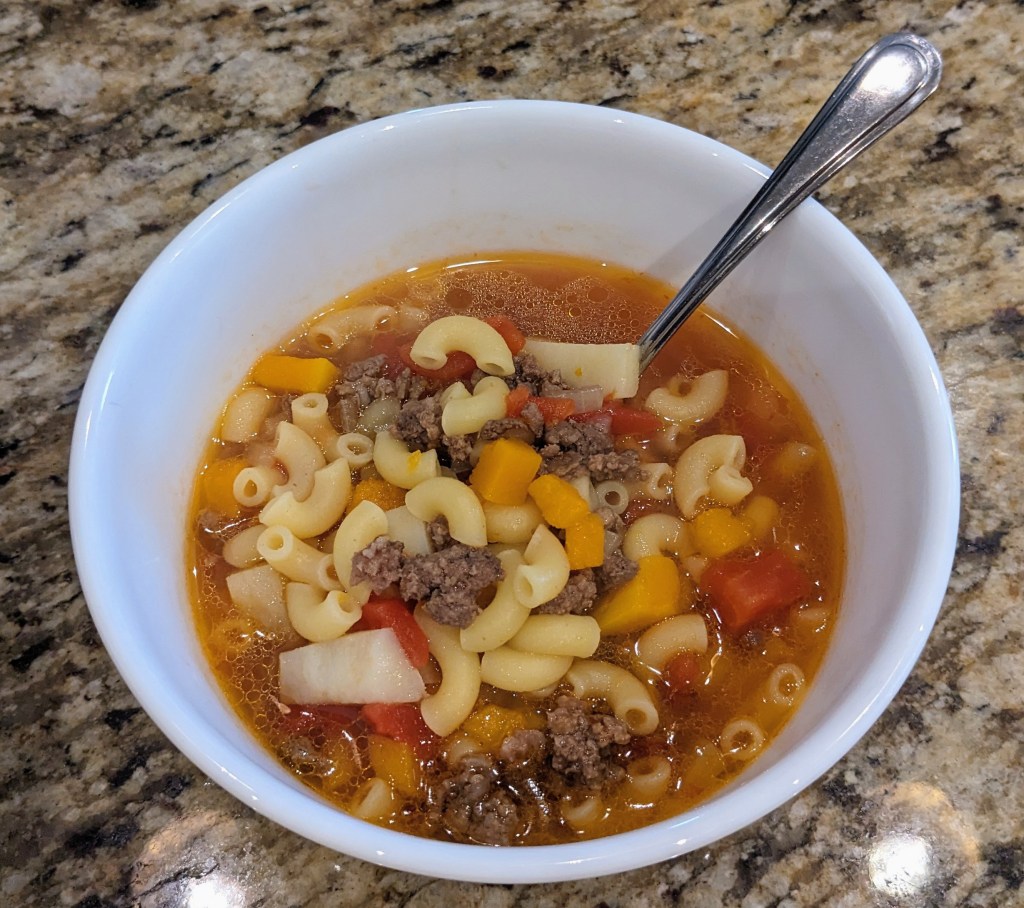 Easy hamburger soup