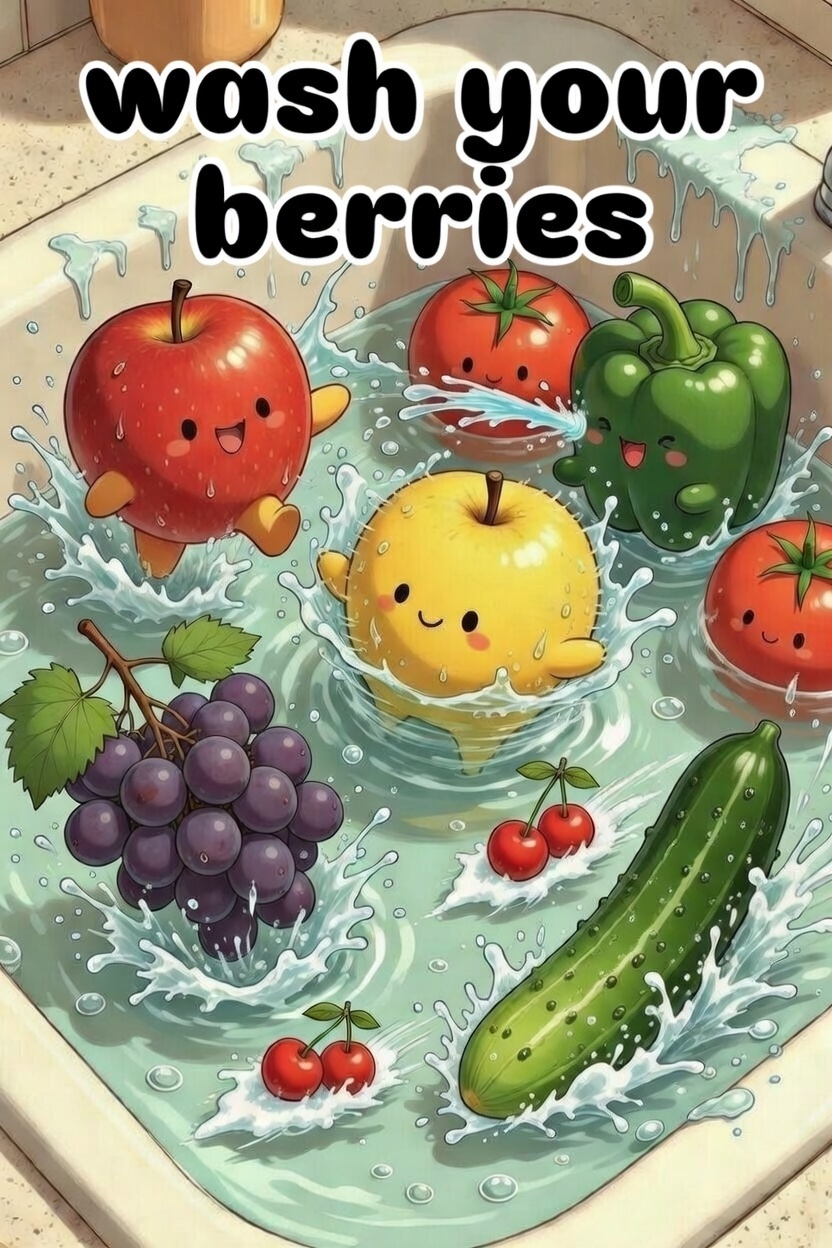 My Go-To Way to Wash Produce (Because Grocery Store “Dust” Is&nbsp;Real!)