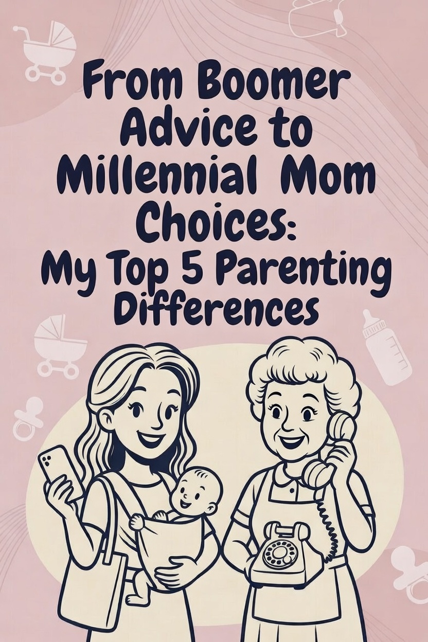 From Boomer Advice to Millennial Mom Choices: My Top 5 Parenting&nbsp;Differences